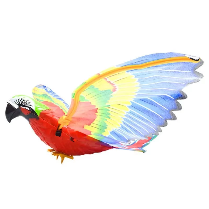 Electric Parrot Hanging Wire Circling Parrot Bird Cat Toy Funny Self-Hey Automatic Scratch Cat Stick Eagle Cat Interactive Toy