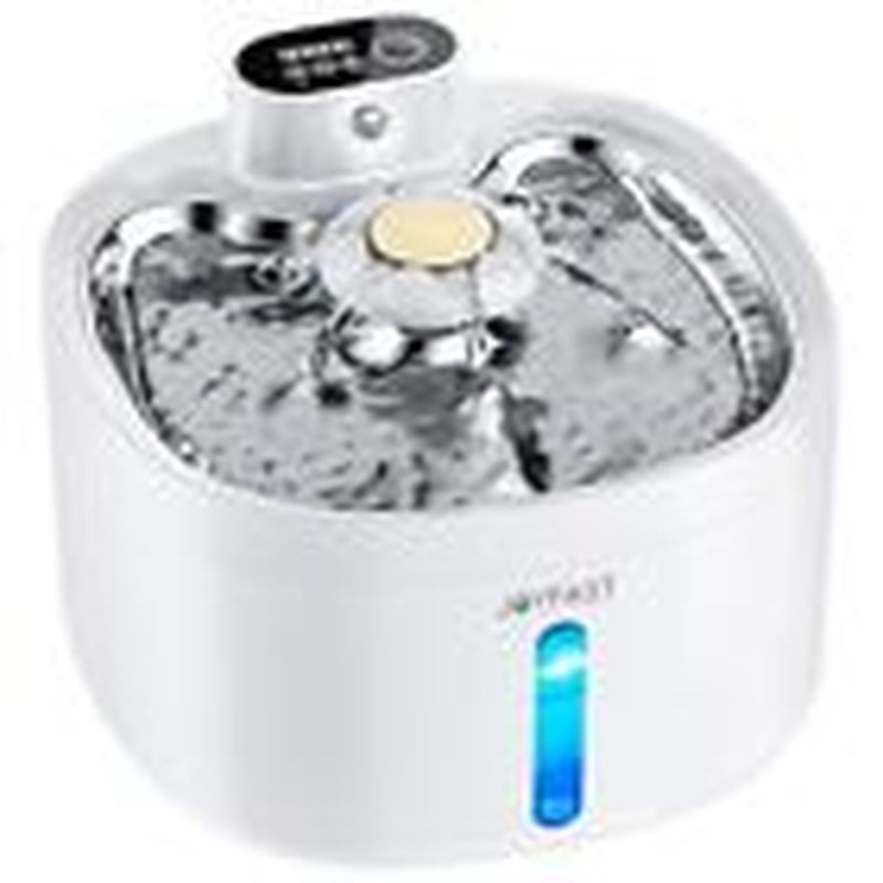 Wireless Cat Water Fountain, 88Oz / 2.6L Cat Fountain Battery Operated,